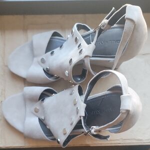 Kendall & Kylie Silver Studded Sandals